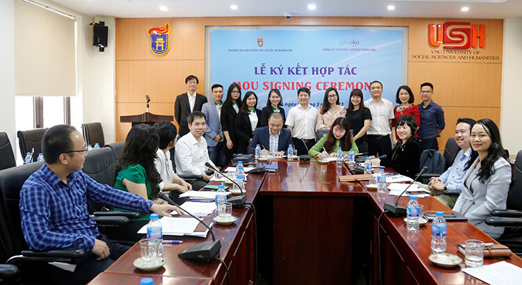 JobOKO và trường ĐHKHXH&NV kí kết hợp tác