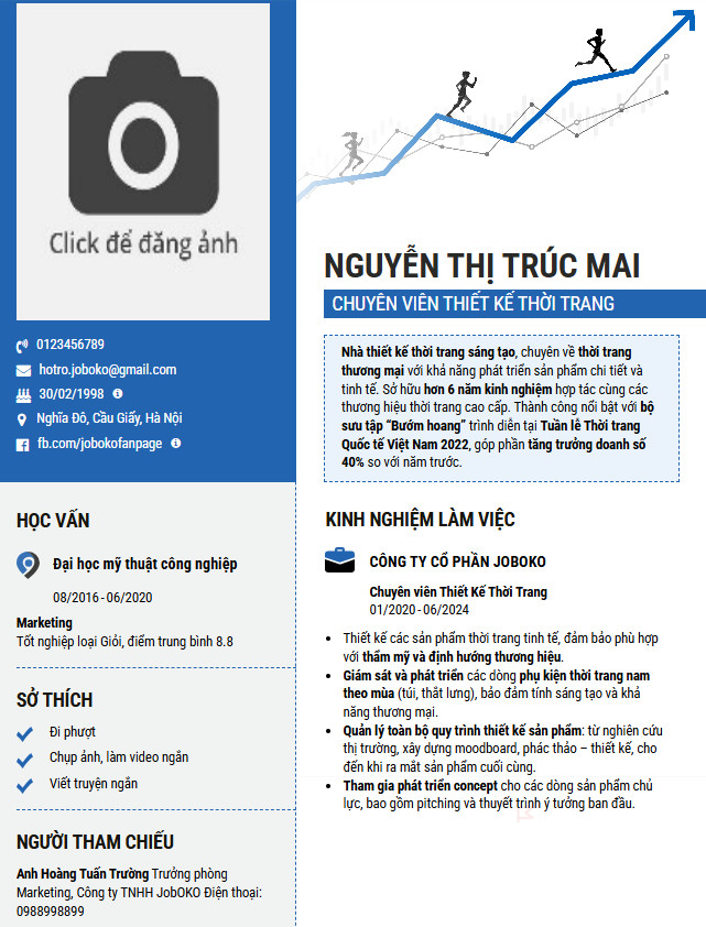 cv xin viec thiet ke thoi trang