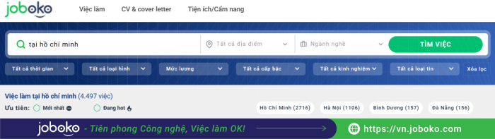 tuyen dung viec lam tai ho chi minh moi nhat