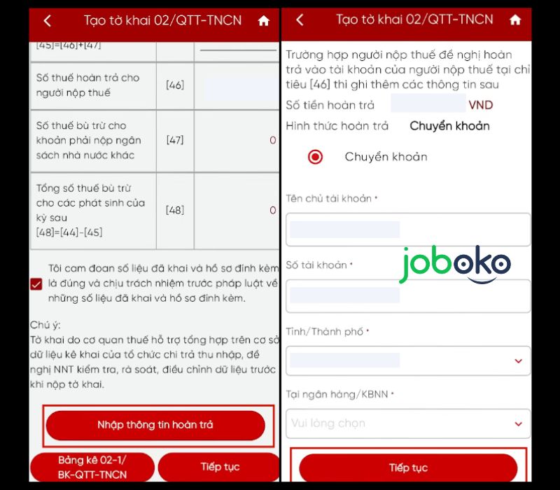 Hướng dẫn quyết toán thuế thu nhập cá nhân eTax Mobile 2026