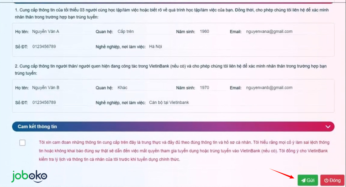 vietinbank tuyen dung