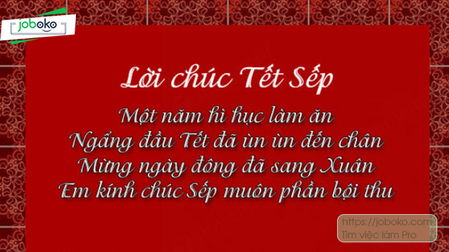 loi chuc nam moi den sep dong nghiep 2