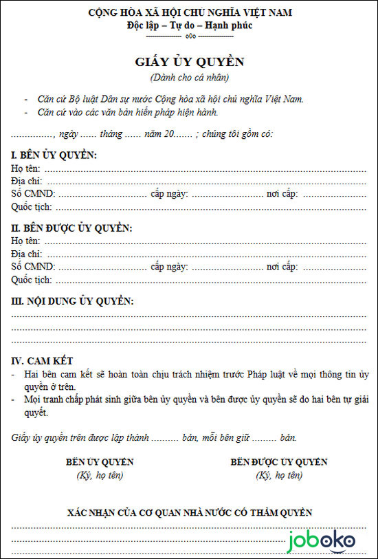 mau giay uy quyen 2