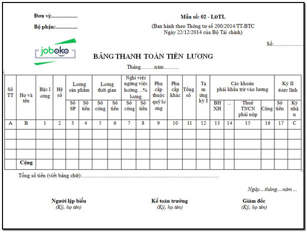 mau bang thanh toan tien luong 3