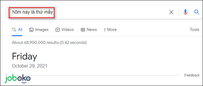 hom nay la thu may 2