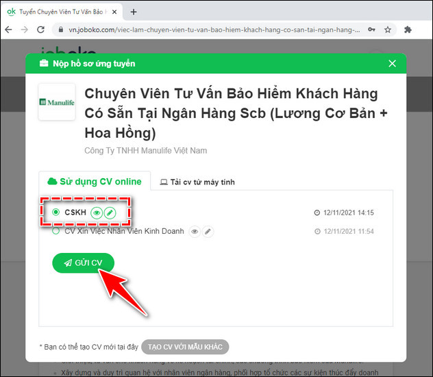 cach ung tuyen viec lam joboko 7