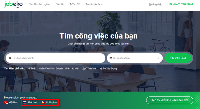 Top 11 website tuyen dung hieu qua