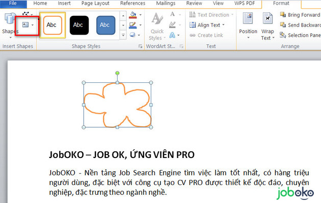 cach ve hinh trong word 5